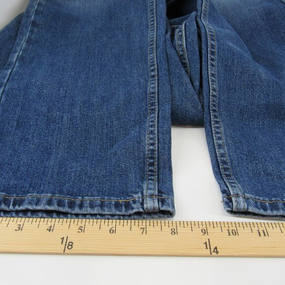 Levi 505 Red Tab Jeans Men's Straight Leg Mid Rise Medium Wash Size 34X31 - Picture 9 of 10